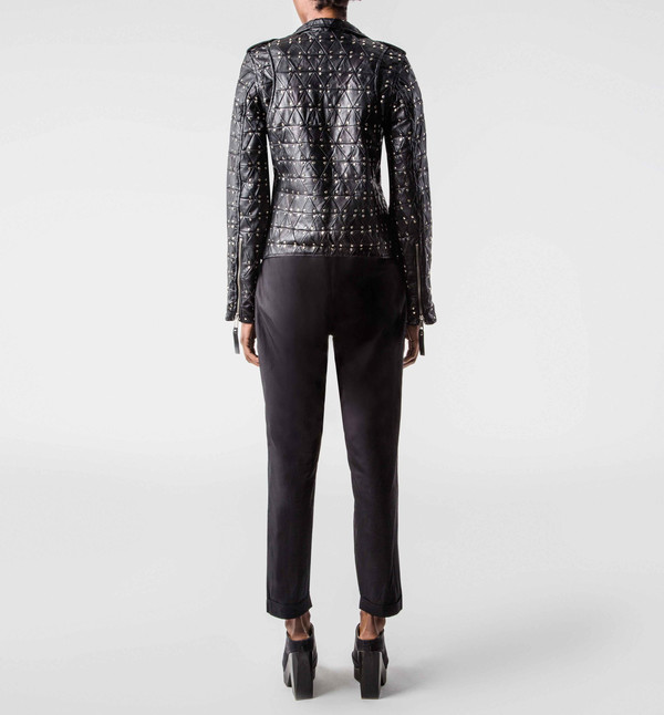 The Sway Bondi Biker Jacket Silver The Sway Bondi Biker Jacket Silver