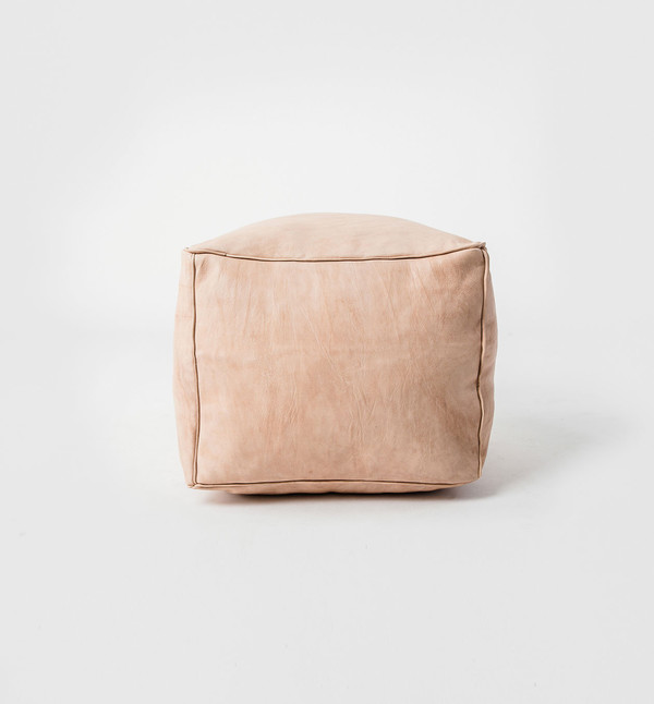 MindaHome Cube Leather Pouf MindaHome Cube Leather Pouf