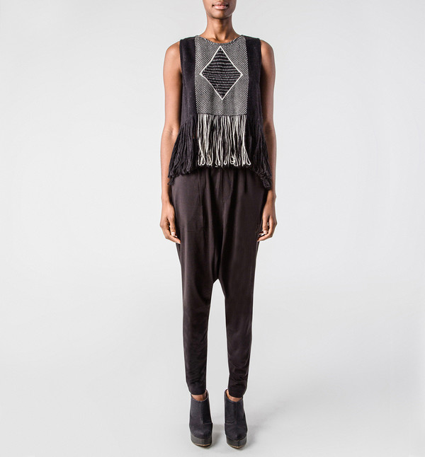 VOZ Fringe Tank Black VOZ Fringe Tank Black
