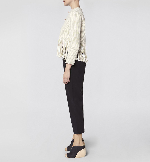 VOZ Lineas Fringe Coat VOZ Lineas Fringe Coat