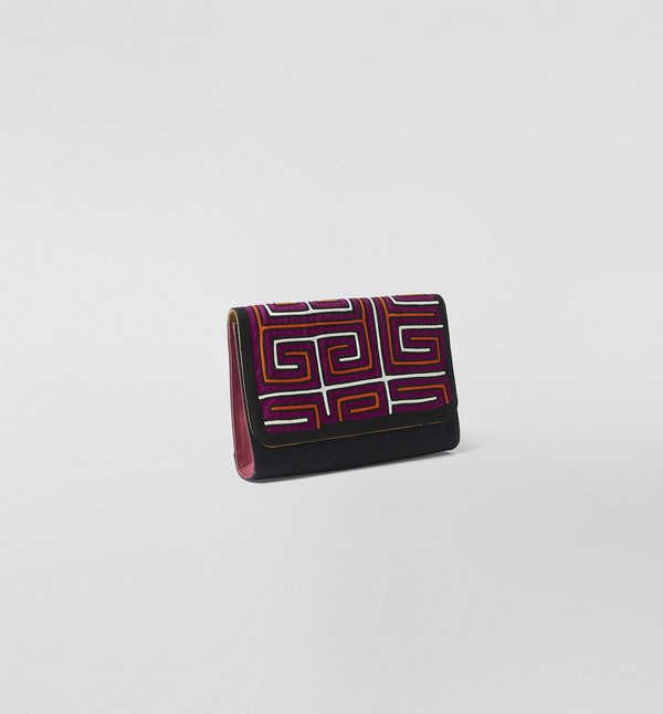 Mola Sasa Mola Denim Clutch Purple Mola Sasa Mola Denim Clutch Purple