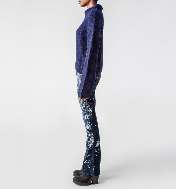 VOZ Navy Turtleneck Sweater VOZ Navy Turtleneck Sweater