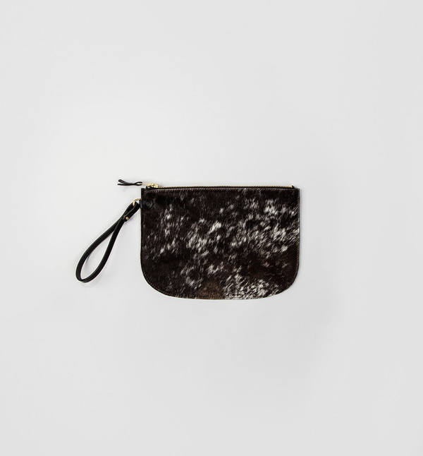 CHC Salt & Pepper Lune Clutch CHC Salt & Pepper Lune Clutch