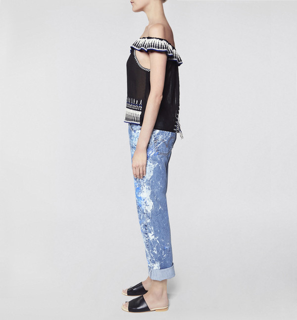 Lemlem Wubit Embroidered Fly Away Top Lemlem Wubit Embroidered Fly Away Top