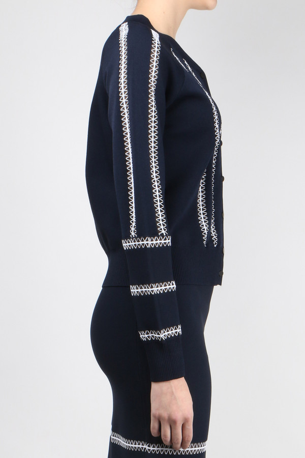 Jonathan Simkhai Tower Trim Cardigan Jonathan Simkhai Tower Trim Cardigan