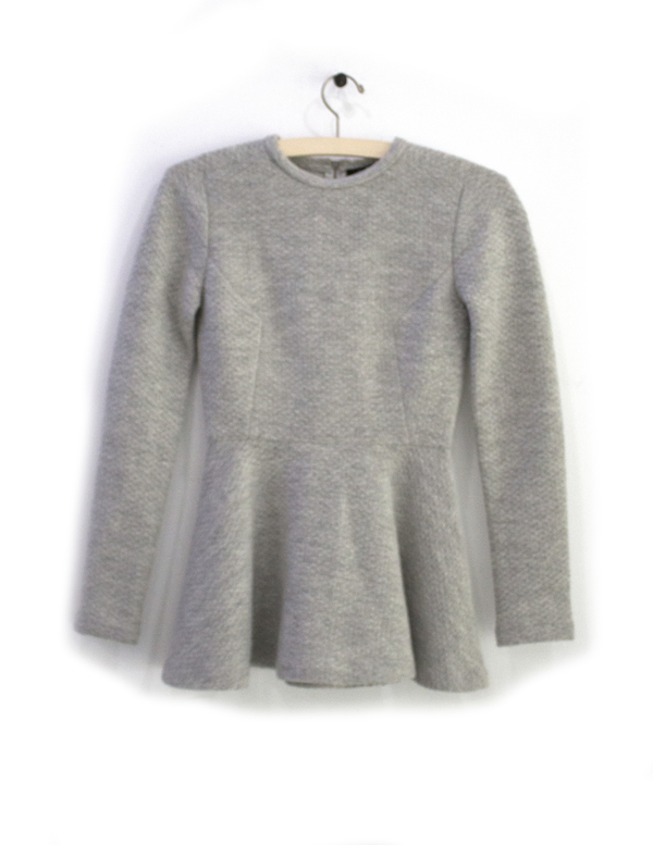Priory of Ten Grey Knit Top Priory of Ten Grey Knit Top
