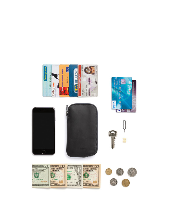 Bellroy Elements Phone Pocket i6 Black Bellroy Elements Phone Pocket i6 Black