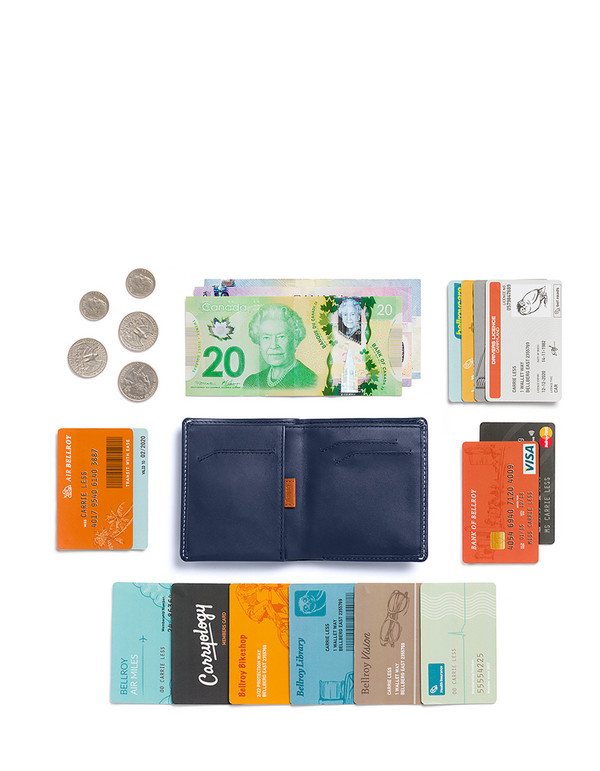 Bellroy Note Sleeve Wallet Blue Steel Bellroy Note Sleeve Wallet Blue Steel