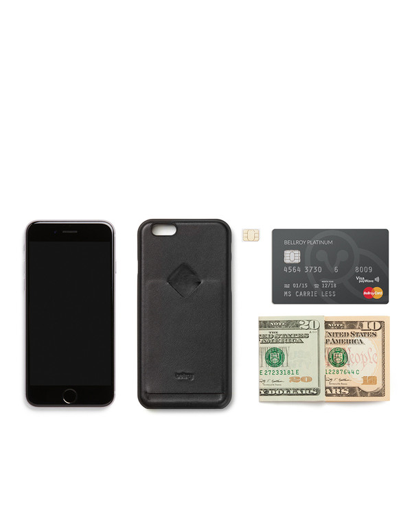 Bellroy Phone Case i6 1 Card Black Bellroy Phone Case i6 1 Card Black