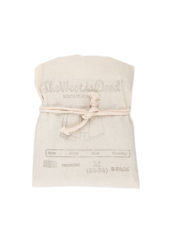 The West is Dead - Boxer Brief 2-Pack in Heather Grey The West is Dead - Boxer Brief 2-Pack in Heather Grey