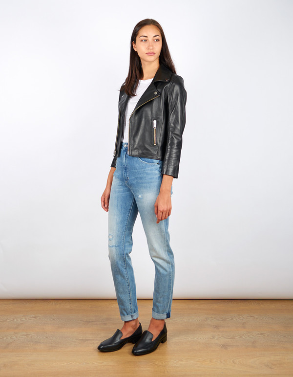 Ganni Passion Biker Jacket Black Ganni Passion Biker Jacket Black