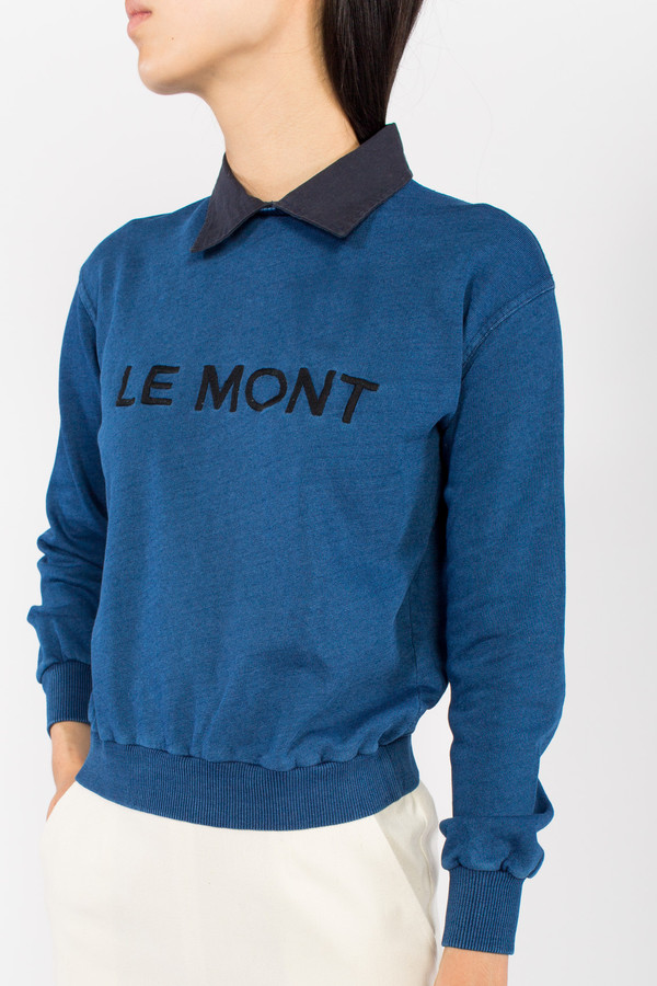 Le Mont St. Michel Embroidered Sweatshirt Le Mont St. Michel Embroidered Sweatshirt