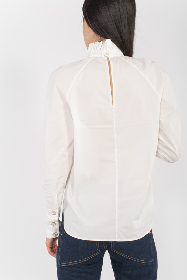 Suzanne Rae Ruffle Neck Raglan Top Suzanne Rae Ruffle Neck Raglan Top