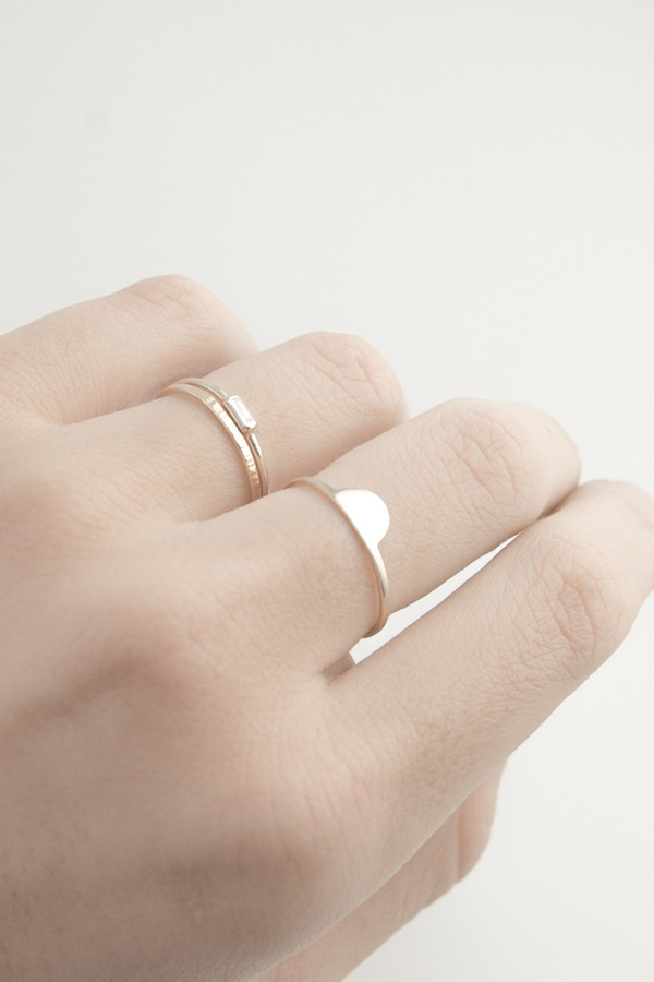 Emi Grannis Diamond Baguette Ring 14k Yellow Gold Emi Grannis Diamond Baguette Ring 14k Yellow Gold