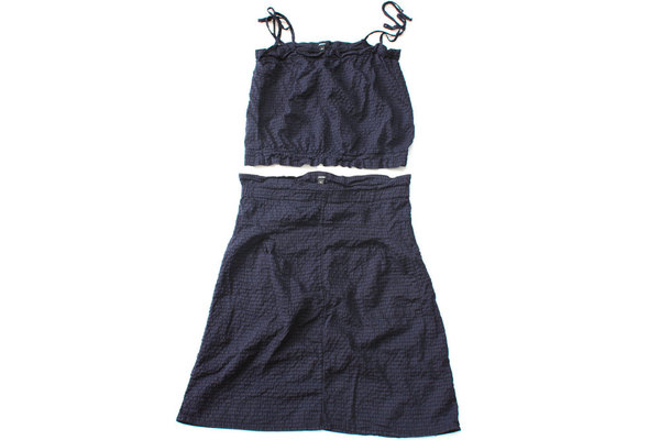 Pietsie Patmos Top and Skirt in Blue Check (SET) Pietsie Patmos Top and Skirt in Blue Check (SET)