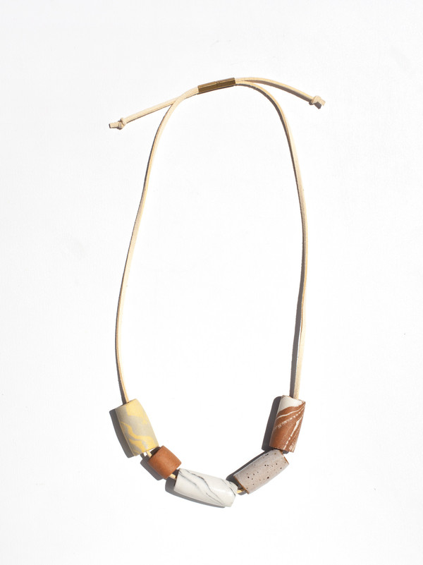 The Pursuits of Happiness Ceramic Bead Necklace The Pursuits of Happiness Ceramic Bead Necklace
