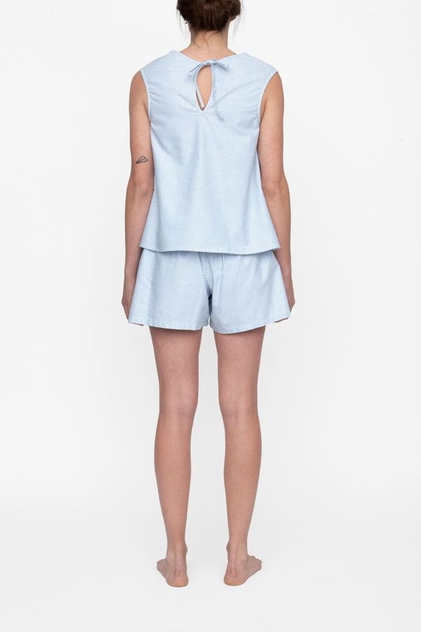The Sleep Shirt Classic Top Blue Oxford Stripe The Sleep Shirt Classic Top Blue Oxford Stripe