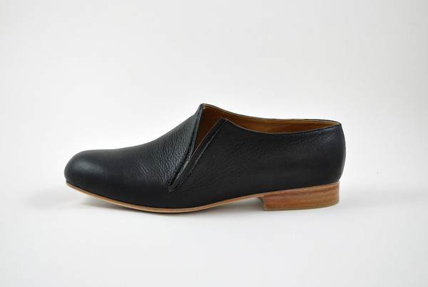 forte open bootie - black leather forte open bootie - black leather