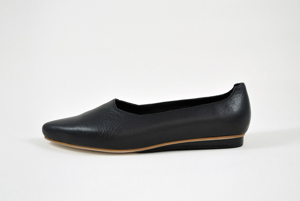 The Palatines Shoes Paratus High Vamp Wedge - Black The Palatines Shoes Paratus High Vamp Wedge - Black