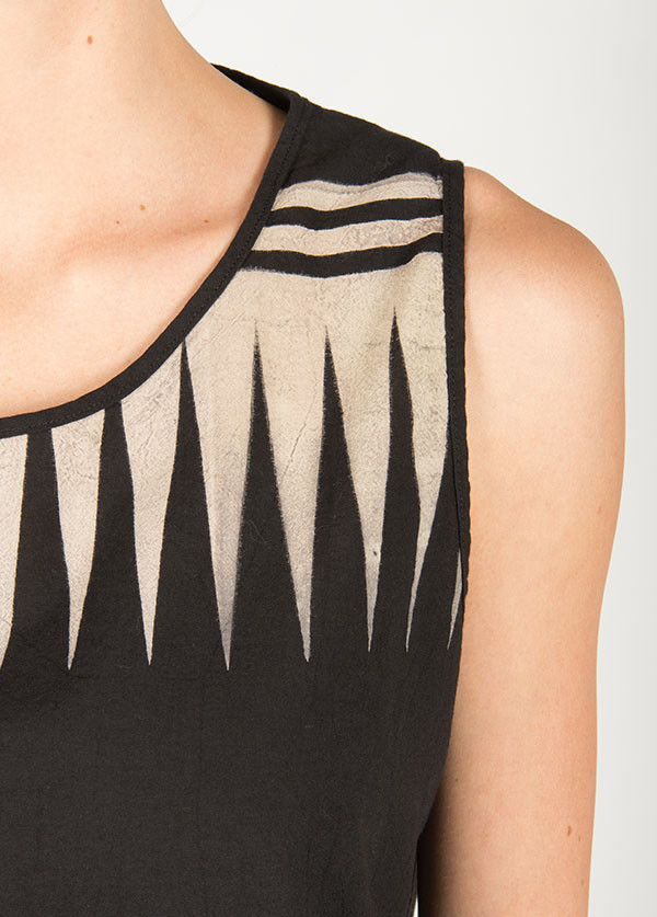 Uzi - Spike Woven Tank in Black Uzi - Spike Woven Tank in Black