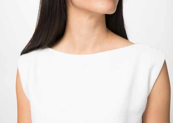 Harvey Faircloth Cotton Boatneck Dress Harvey Faircloth Cotton Boatneck Dress