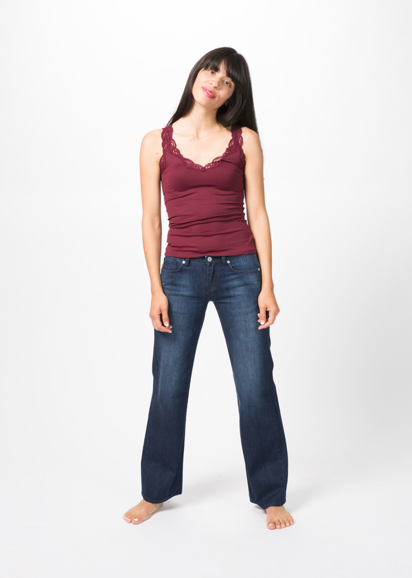 Only Hearts Delicious with Lace Deep V-Tank Only Hearts Delicious with Lace Deep V-Tank