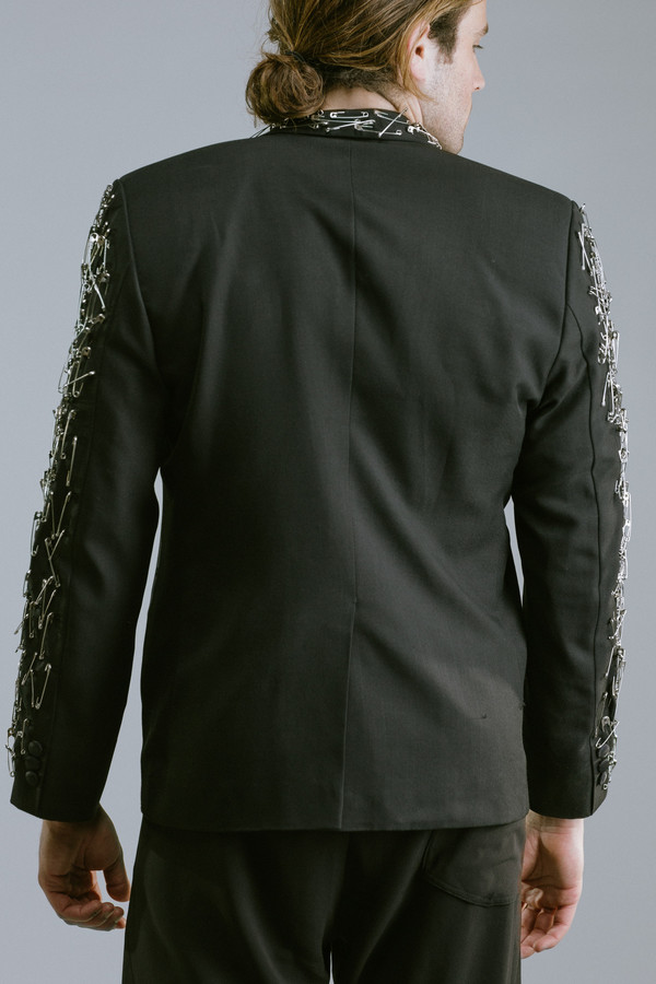 Any Old Iron Safety Pin Blazer Any Old Iron Safety Pin Blazer