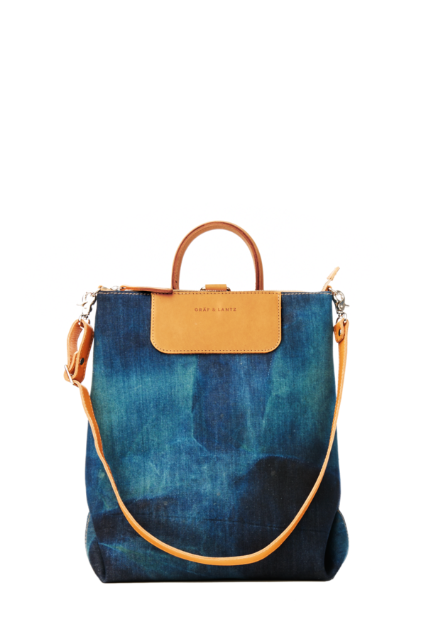 Graf & Lantz Bedford Convertible Backpack Washed Denim Graf & Lantz Bedford Convertible Backpack Washed Denim