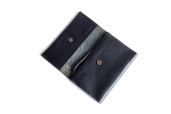 Large Triflod Wallet - Black Large Triflod Wallet - Black