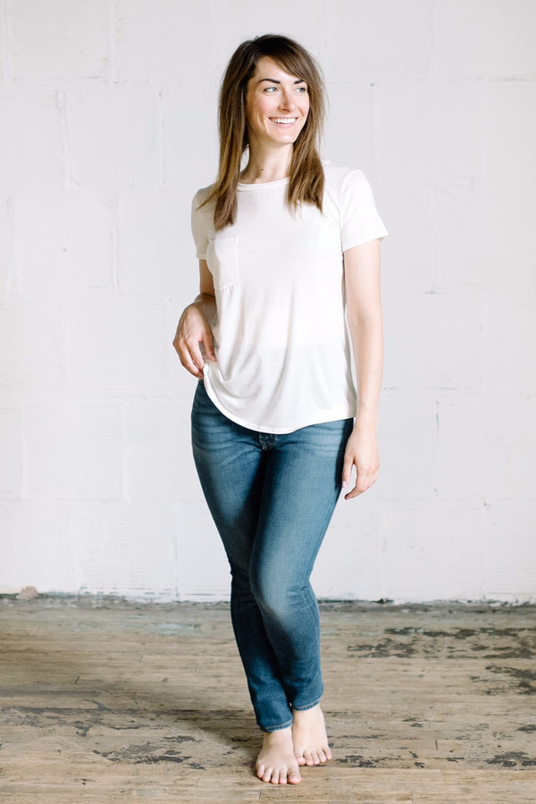 Groceries Apparel Lazy Tee // White Groceries Apparel Lazy Tee // White