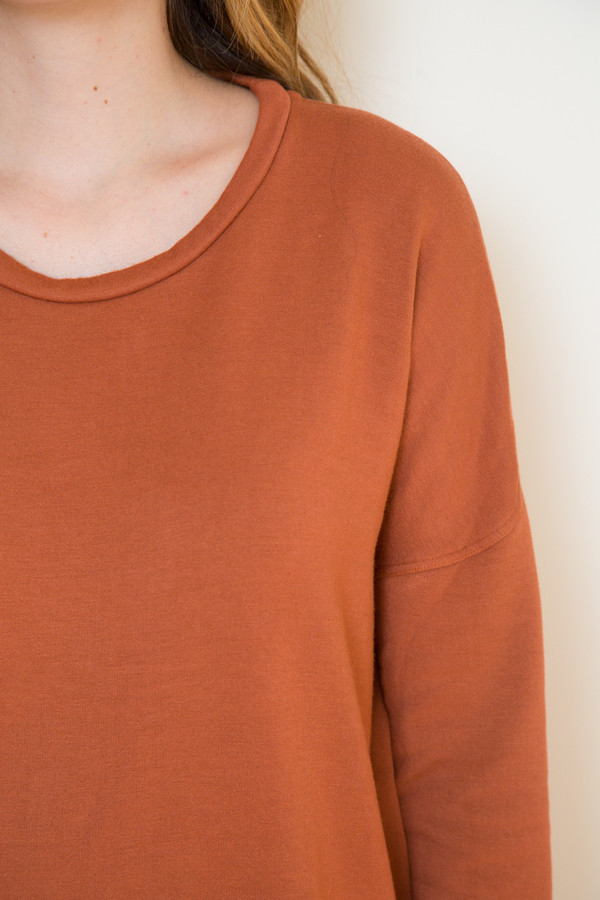 Stateside Rust Long Sleeve Sweatshirt Stateside Rust Long Sleeve Sweatshirt