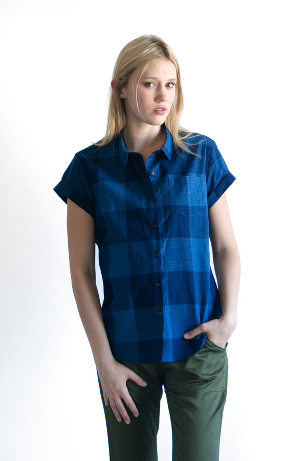 Bridge & Burn Bea Indigo Plaid Bridge & Burn Bea Indigo Plaid