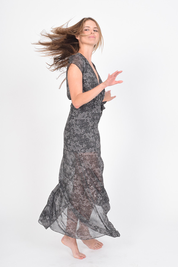 BETWEEN TEN Abstract Dress - Grey BETWEEN TEN Abstract Dress - Grey