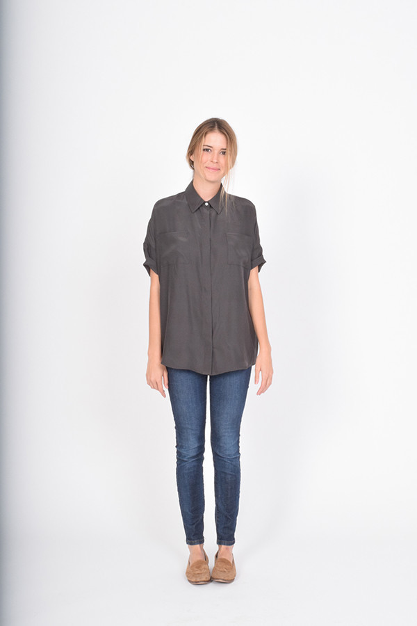 BETWEEN TEN August Button Down - Charcoal BETWEEN TEN August Button Down - Charcoal