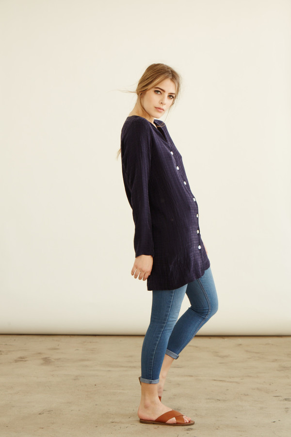BETWEEN TEN Eden Shirtdress - Blue BETWEEN TEN Eden Shirtdress - Blue