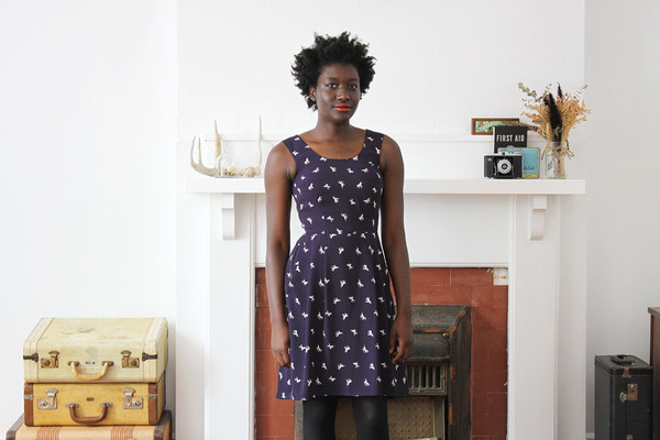 Birds of North America Huet Huet Dress (Unicorns) POP-UP SALE Birds of North America Huet Huet Dress (Unicorns) POP-UP SALE
