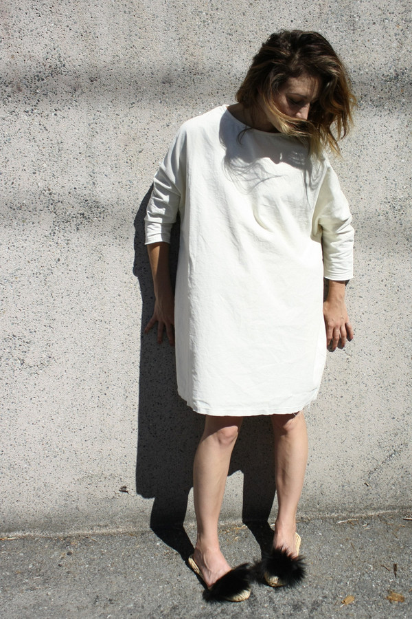 BLACK CRANE PAINTER DRESS BLACK CRANE PAINTER DRESS
