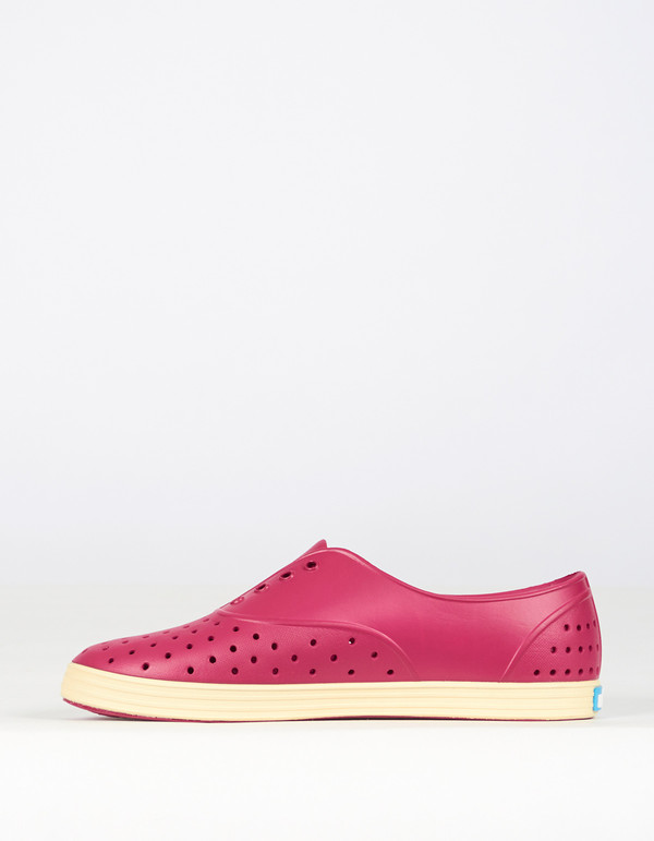 Native Shoes Native Jericho Raspberry Red Bone White Native Shoes Native Jericho Raspberry Red Bone White