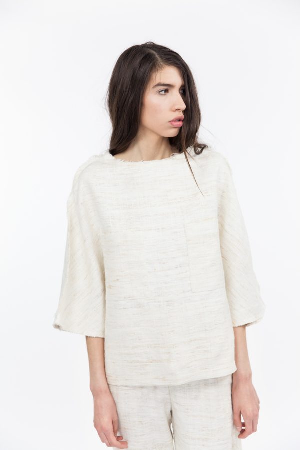 Priory Sayan Top - Cream/Beige Priory Sayan Top - Cream/Beige