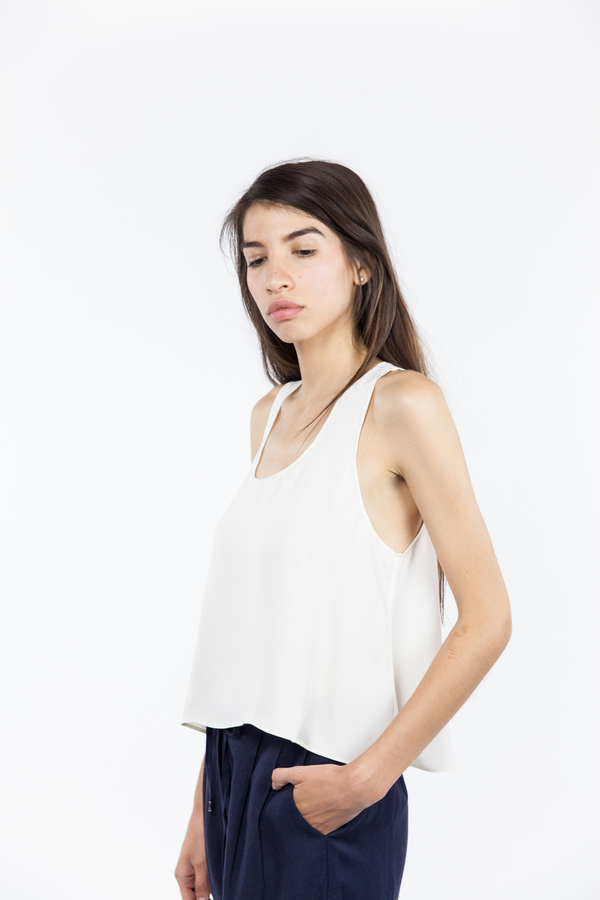 L'Academie Swing Tank - Ivory L'Academie Swing Tank - Ivory