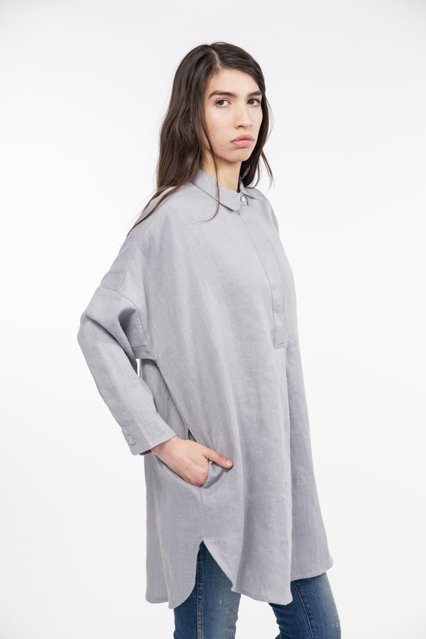 Priory Ssan Tunic - Blue Grey Priory Ssan Tunic - Blue Grey