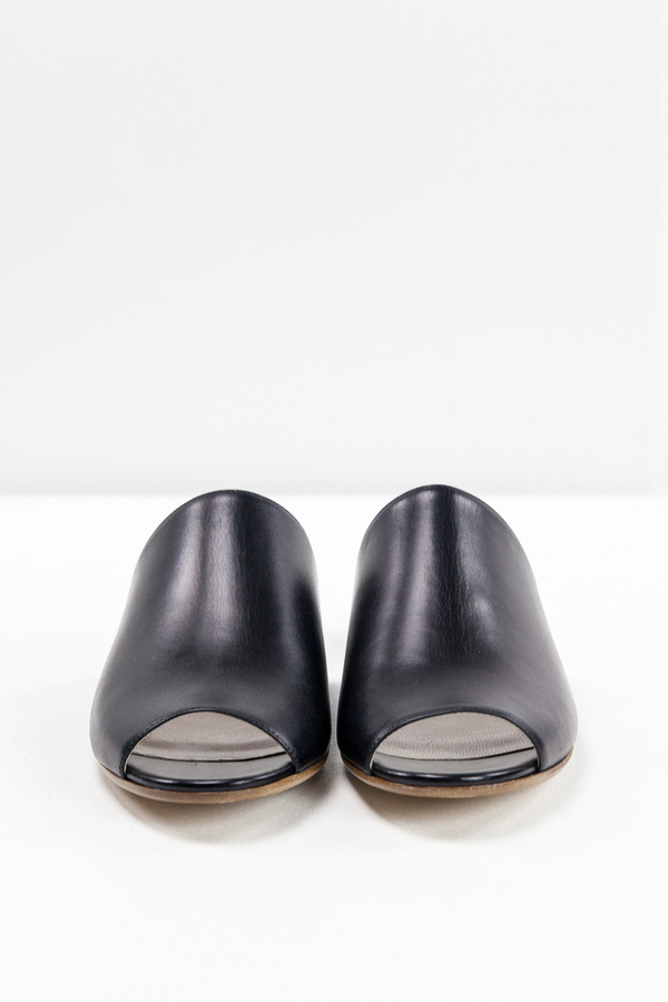 Emerson Fry Open Toe Slide - Super Black Emerson Fry Open Toe Slide - Super Black