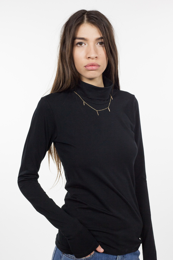 Kowtow Building Block Turtleneck Top - Black Kowtow Building Block Turtleneck Top - Black