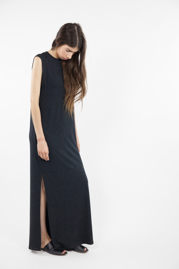 Just Female Lincoln Dress - Anthracite Just Female Lincoln Dress - Anthracite