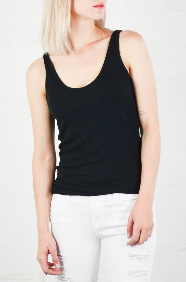 ATM Anthony Thomas Melillo ATM Black Wrestler Tank ATM Anthony Thomas Melillo ATM Black Wrestler Tank
