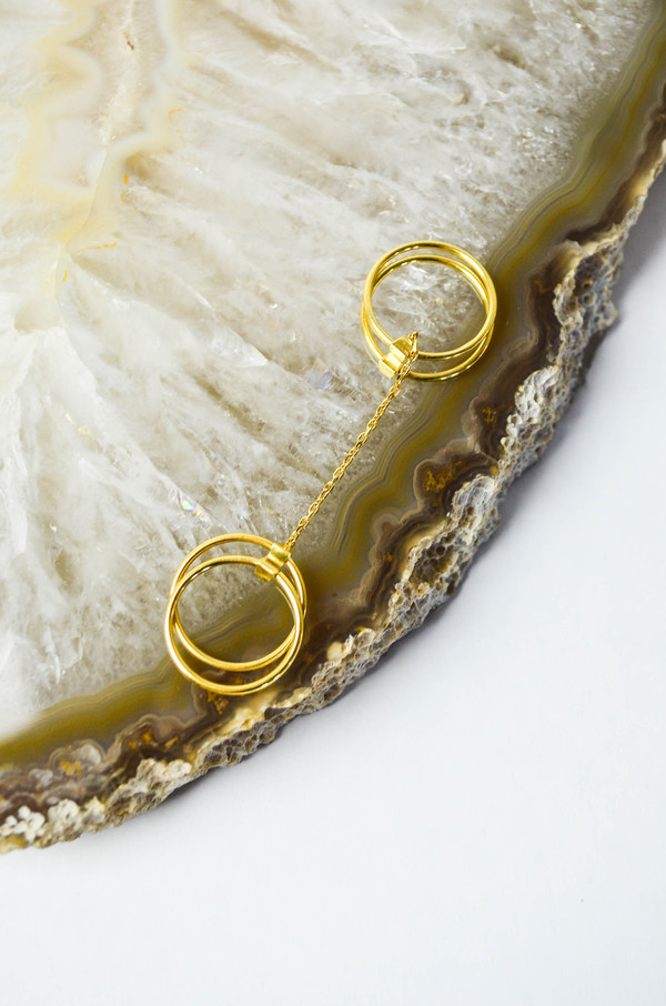 Maria Black Gold Quadruple Ring Maria Black Gold Quadruple Ring
