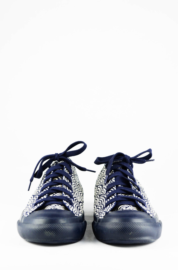 Men's Naked and Famous Kimono Waves Print Japan Sneaker Men's Naked and Famous Kimono Waves Print Japan Sneaker