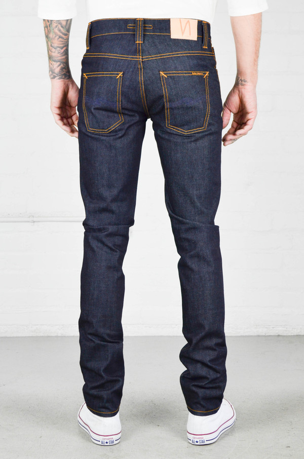 Men's Nudie Grim Tim Dry Navy Men's Nudie Grim Tim Dry Navy