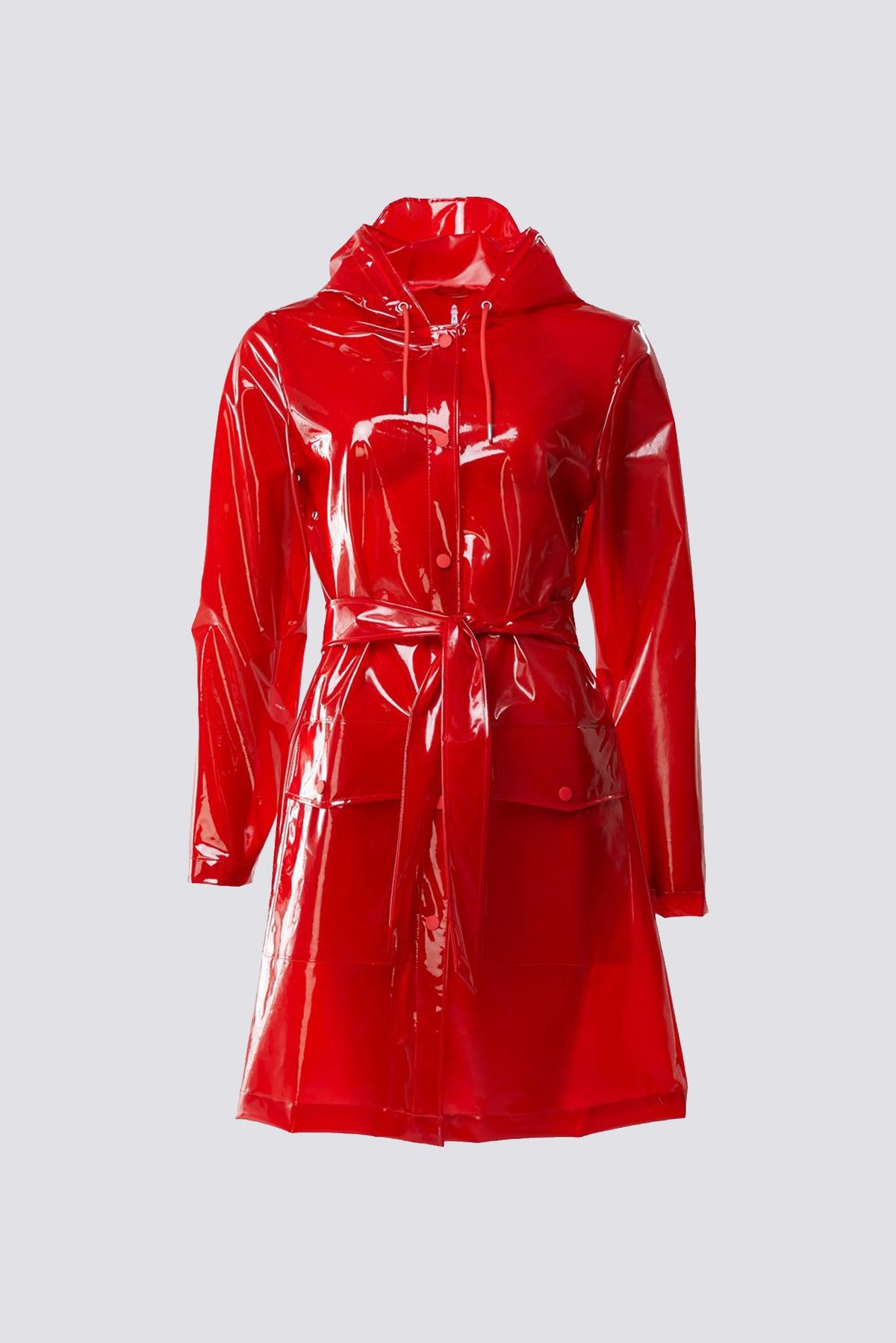 Rains Transparent Belt Jacket - Glossy 