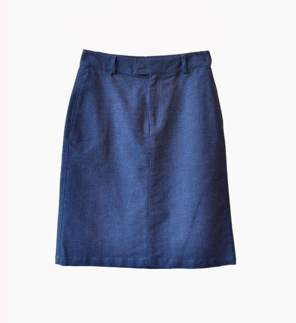 A.P.C. Indigo Jupe Standard Skirt A.P.C. Indigo Jupe Standard Skirt
